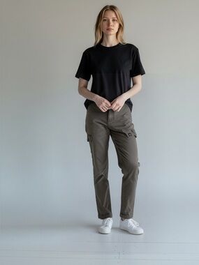 Stussy Cargo Pants Charcoal Gray Sz M